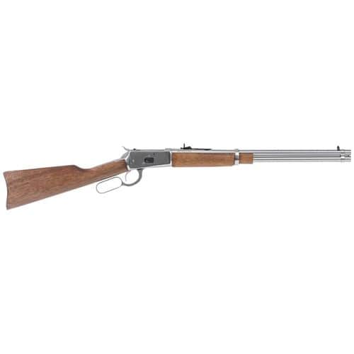 Rossi 920452093 R92 Carbine 45 Colt (LC) 10+1, 20" Stainless Steel Round Barrel, Stainless Steel Metal Finish Receiver, Brazilian Hardwood Stock, Right Hand Rossi 920452093 R92 Carbine 45 Colt (LC) 10+1, 20" Stainless Steel Round Barrel, Stainless Steel Metal Finish Receiver, Brazilian Hardwood Stock, Right Hand