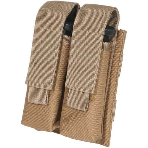 The Outdoor Connection Double Pistol Mag Pouch Coyote Brown The Outdoor Connection Double Pistol Mag Pouch Coyote Brown