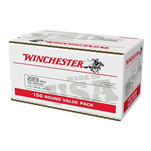 Winchester Ammo USA 223 Rem 55 gr Full Metal Jacket - W223150 Winchester Ammo USA 223 Rem 55 gr Full Metal Jacket - W223150