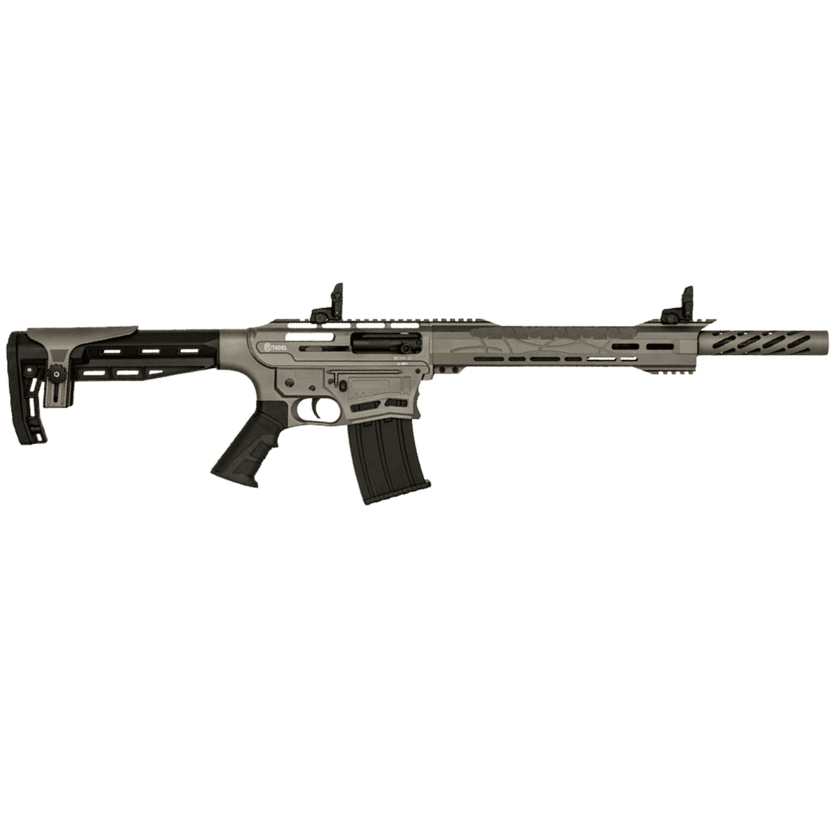 Howa CBOSS2512TG Boss-25 12 Gauge 3" 5+1 (2) 18.75" Chrome-Lined Threaded Barrel, Tungsten Gray Rec, Synthetic Stock w/Adjustable Comb, Muzzle Brake, Textured Grip Forend, Flip Up Sights, 5 Chokes Howa CBOSS2512TG Boss-25 12 Gauge 3" 5+1 (2) 18.75" Chrome-Lined Threaded Barrel, Tungsten Gray Rec, Synthetic Stock w/Adjustable Comb, Muzzle Brake, Textured Grip Forend, Flip Up Sights, 5 Chokes