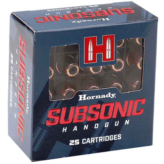 Hornady 9mm Luger 147 Grain XTP Subsonic Ammunition (25 Rounds) Hornady 9mm Luger 147 Grain XTP Subsonic Ammunition (25 Rounds)