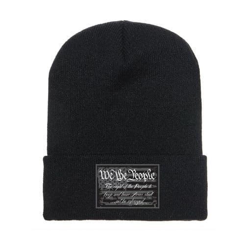 Howitzer We The People Beanie - Black Flag Howitzer We The People Beanie - Black Flag