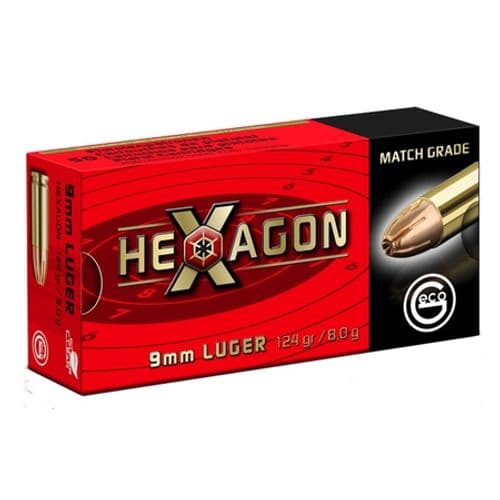 Geco/Ruag 9mm Luger Hexagon 124gr Geco/Ruag 9mm Luger Hexagon 124gr