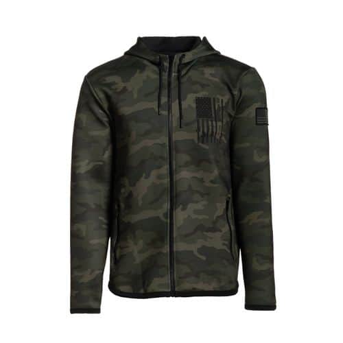 Howitzer Siege Zip Hood Green Camo Howitzer Siege Zip Hood Green Camo