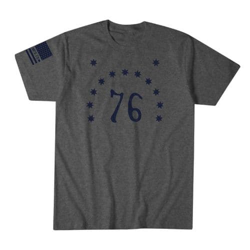 Howitzer Benningon Tee Graphite Heather Howitzer Benningon Tee Graphite Heather