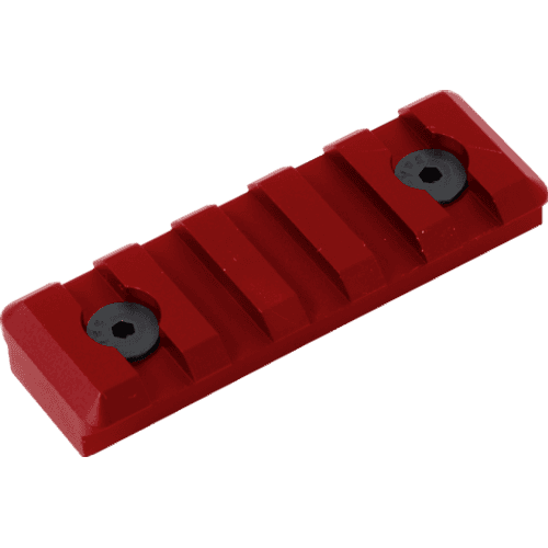 Timber Creek 5 Slot Picatinny Rail - Red Timber Creek 5 Slot Picatinny Rail - Red