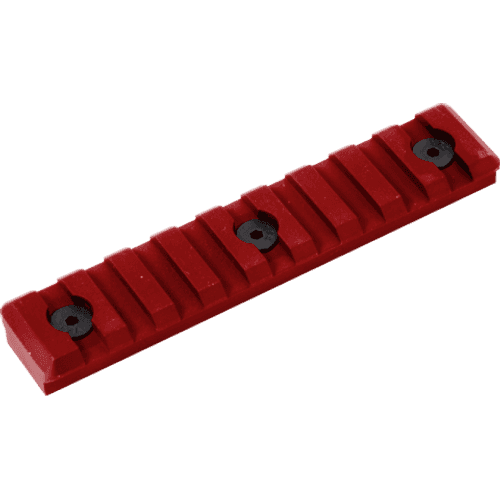 Timber Creek 9 Slot Picatinny Rail - Red Timber Creek 9 Slot Picatinny Rail - Red