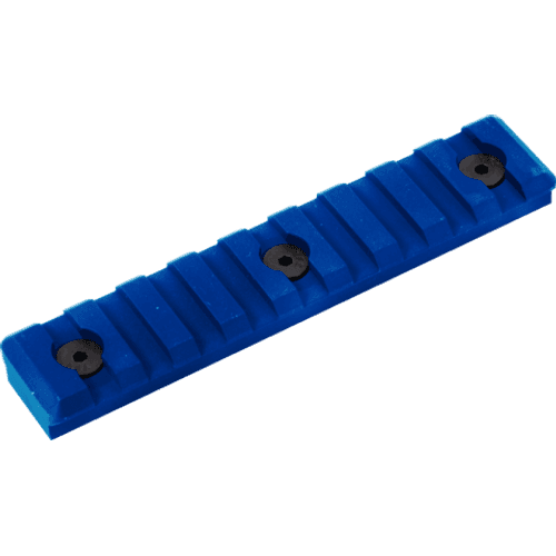 Timber Creek 9 Slot Picatinny Rail - Blue Timber Creek 9 Slot Picatinny Rail - Blue