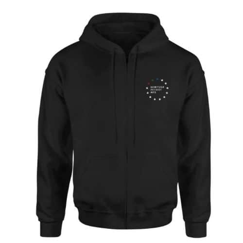 Howitzer Triple Support Zip Hood Black Howitzer Triple Support Zip Hood Black