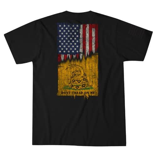 Howitzer Battle Torn Tee Black Howitzer Battle Torn Tee Black