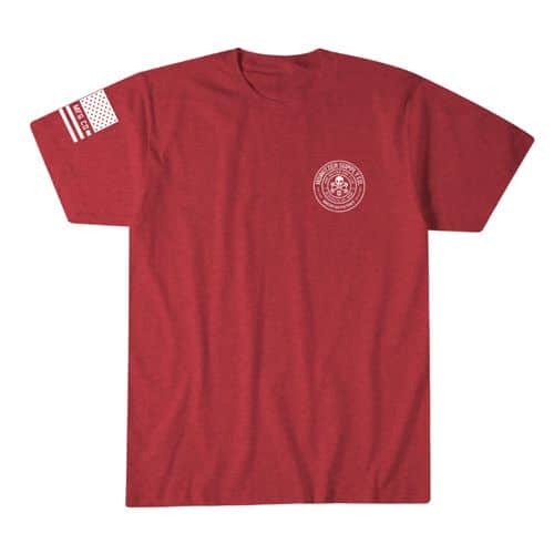 Howitzer One Flag Tee Red Heather Howitzer One Flag Tee Red Heather