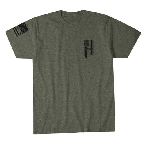 Howitzer Sharp Flag Tee Olive Heather Howitzer Sharp Flag Tee Olive Heather