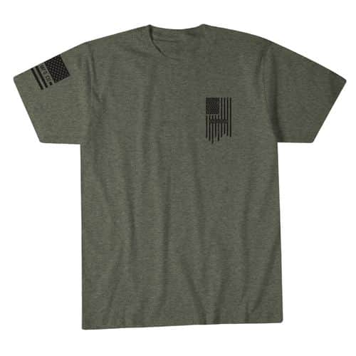 Howitzer Sharp Flag Tee Olive Heather Howitzer Sharp Flag Tee Olive Heather