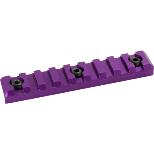 Timber Creek 9 Slot Picatinny Rail Purple Timber Creek 9 Slot Picatinny Rail Purple