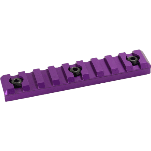 Timber Creek 9 Slot Picatinny Rail Purple Timber Creek 9 Slot Picatinny Rail Purple