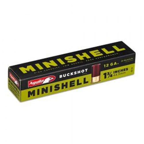 Aguila 1CHB1288 MINISHELL 12GA 1.75 5/8OZ BUCK 20rds 03011 Aguila 1CHB1288 MINISHELL 12GA 1.75 5/8OZ BUCK 20rds 03011