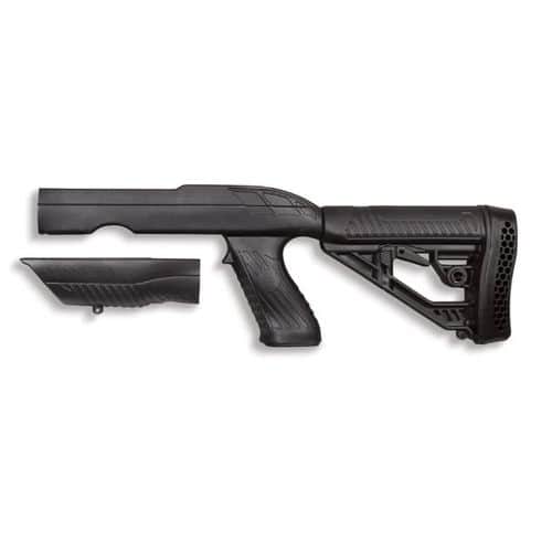 ADAPTIVE TACTICAL AT02020 Tac-Hammer RM4 Black Synthetic, Adjustable Stock with Magazine Compartments, Stowaway Accessory Rail, Fits Ruger 10/22 Takedown (Factory Tapered Barrel) ADAPTIVE TACTICAL AT02020 Tac-Hammer RM4 Black Synthetic, Adjustable Stock with Magazine Compartments, Stowaway Accessory Rail, Fits Ruger 10/22 Takedown (Factory Tapered Barrel)