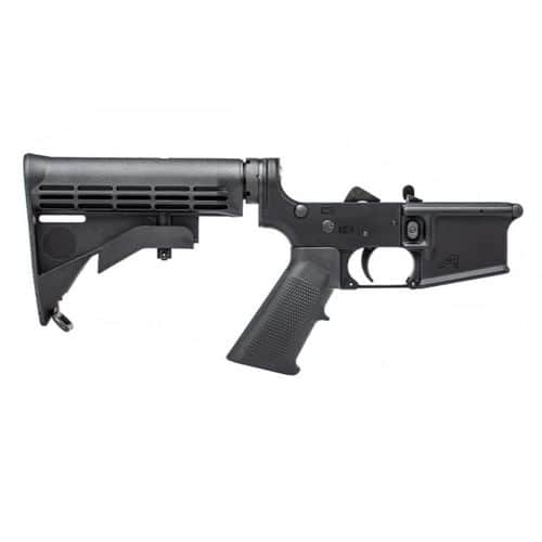 AR15 Complete Lower Receiver, Standard - Anodized Black AR15 Complete Lower Receiver, Standard - Anodized Black
