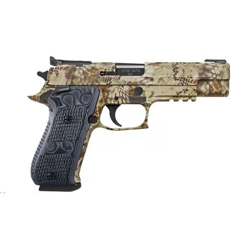 Sig Sauer P220-10 SAO Stainless Elite 10mm Pistol in Kryptek Camo Sig Sauer P220-10 SAO Stainless Elite 10mm Pistol in Kryptek Camo