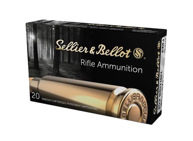 Sellier & Bellot .303 British Ammunition 20 Rounds FMJ 180 Grains SB303A Sellier & Bellot .303 British Ammunition 20 Rounds FMJ 180 Grains SB303A
