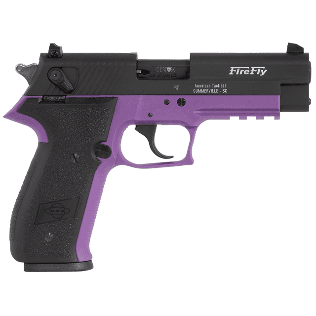 GSG GERG2210FFL FireFly 22 LR 10+1 4" Purple Zinc Alloy w/Accessory Rail Frame GSG GERG2210FFL FireFly 22 LR 10+1 4" Purple Zinc Alloy w/Accessory Rail Frame