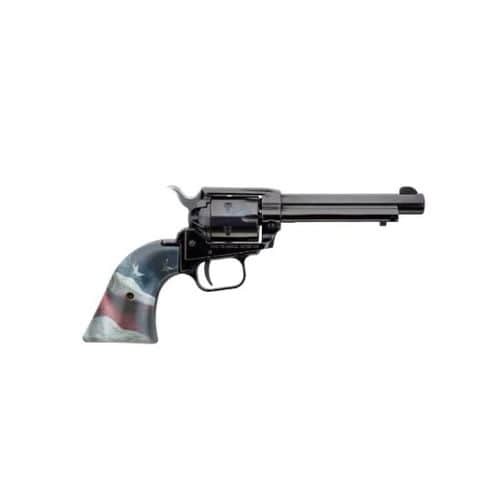 Heritage Mfg Rough Rider Small Bore Single 22LR 4.75" Blued, US Flag Grips Heritage Mfg Rough Rider Small Bore Single 22LR 4.75" Blued, US Flag Grips
