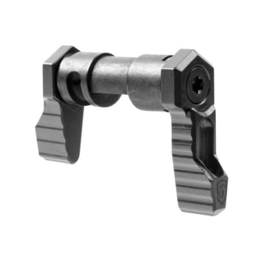Phase 5 Weapon Systems SAFE90BLK Safety Selector 90 Degree Black Hardcoat Anodized Aluminum AR-15/AR-10/LR-308 Ambidextrous Phase 5 Weapon Systems SAFE90BLK Safety Selector 90 Degree Black Hardcoat Anodized Aluminum AR-15/AR-10/LR-308 Ambidextrous