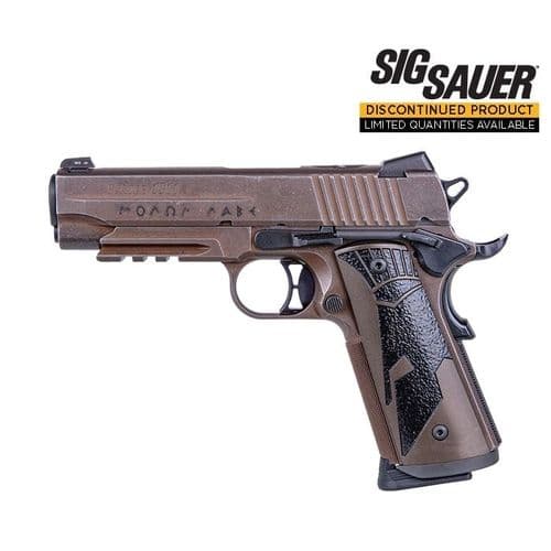 Sig Sauer Spartan 1911 45 ACP Carry Pistol - 4.2" - 8rd - Distressed Coyote Brown Sig Sauer Spartan 1911 45 ACP Carry Pistol - 4.2" - 8rd - Distressed Coyote Brown