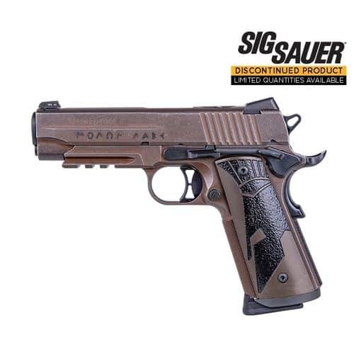 Sig Sauer Spartan 1911 45 ACP Carry Pistol - 4.2" - 8rd - Distressed Coyote Brown Sig Sauer Spartan 1911 45 ACP Carry Pistol - 4.2" - 8rd - Distressed Coyote Brown