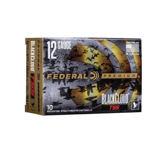 Federal PWBTSSX1427B Black Cloud TSS 12 Gauge 3" 1 1/4 oz Steel Tungsten 7/BB Shot 10 Per Box Federal PWBTSSX1427B Black Cloud TSS 12 Gauge 3" 1 1/4 oz Steel Tungsten 7/BB Shot 10 Per Box