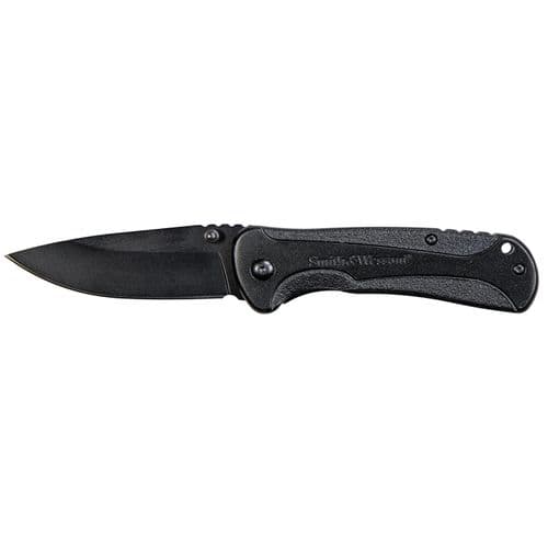 Smith and Wesson SWSA12 Black/Aluminum Folding Knife 3.25 Clam Pack Smith and Wesson SWSA12 Black/Aluminum Folding Knife 3.25 Clam Pack