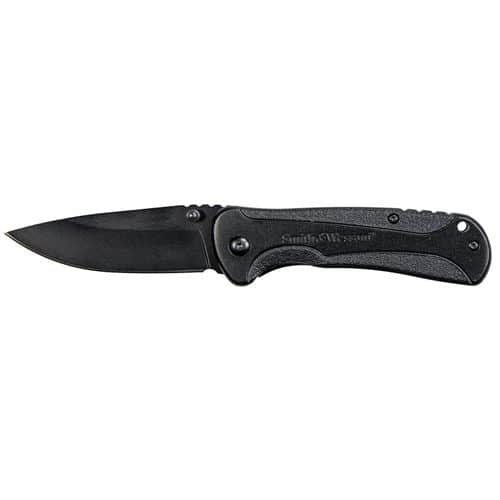 Smith and Wesson SWSA12 Black/Aluminum Folding Knife 3.25 Clam Pack Smith and Wesson SWSA12 Black/Aluminum Folding Knife 3.25 Clam Pack