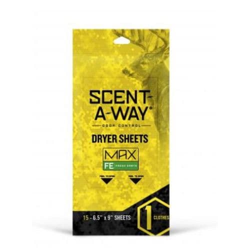 Hunters Specialties Scent - Away Max Dryer Sheets Fresh Earth Hunters Specialties Scent - Away Max Dryer Sheets Fresh Earth