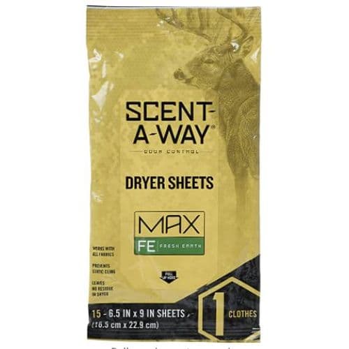 Hunters Specialties Scent - Away Max Dryer Sheets Odorless Hunters Specialties Scent - Away Max Dryer Sheets Odorless