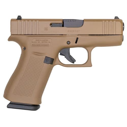 GLOCK 43X FDE 9MM 10 RD GLOCK 43X FDE 9MM 10 RD