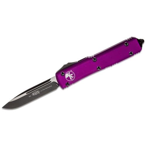 Microtech Ultratech S/E Standard Blade Violet Auto OTF Knife Microtech Ultratech S/E Standard Blade Violet Auto OTF Knife