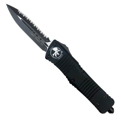 Microtech Combat Troodon D/E Tactical Full Serrated Black Microtech Combat Troodon D/E Tactical Full Serrated Black