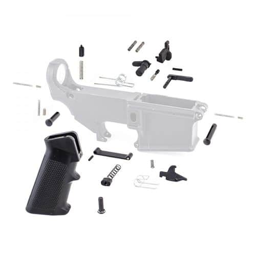 TGI AR-15 Complete Lower Receiver Parts Kit - Black TGI AR-15 Complete Lower Receiver Parts Kit - Black