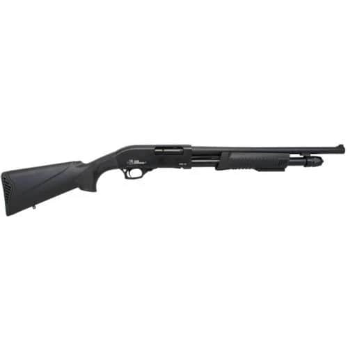 Iver Johnson Arms PAS12 PAS 12 Gauge Pump 3" 5+1 18.50" Black Steel Barrel, Black Rail Cut Black Synthetic Stock Iver Johnson Arms PAS12 PAS 12 Gauge Pump 3" 5+1 18.50" Black Steel Barrel, Black Rail Cut Black Synthetic Stock