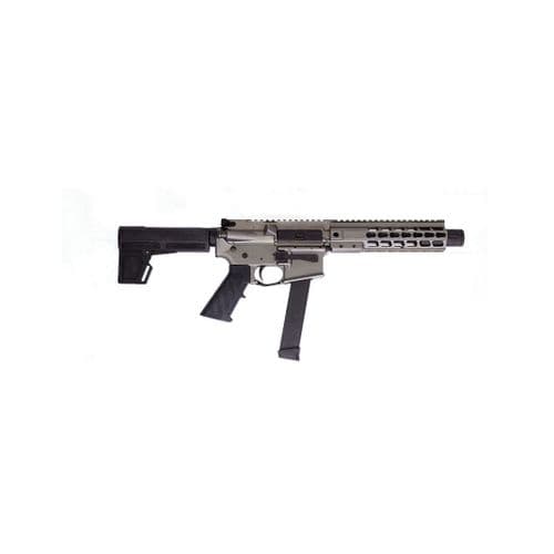 Brigade BM-9 9mm AR Pistol 8" Barrel Tungsten Grey Cerakote Brigade BM-9 9mm AR Pistol 8" Barrel Tungsten Grey Cerakote