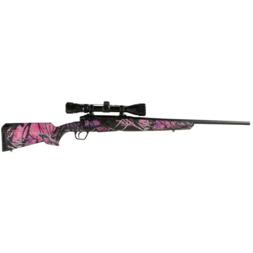 Savage Axis XP .243 Winchester Youth/Compact Rifle Muddy Girls Camo 20" Barrel w/ 3-9X40mm Weaver Scope Savage Axis XP .243 Winchester Youth/Compact Rifle Muddy Girls Camo 20" Barrel w/ 3-9X40mm Weaver Scope