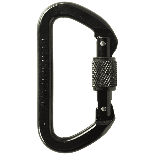 Blackhawk Screw Locking Black Carabiner Blackhawk Screw Locking Black Carabiner