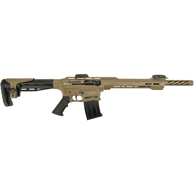 Citadel CBOSS2512FDE Boss25 12 Gauge Semi-Auto 3" 5+1 18.75" Black Steel Threaded Barrel, Flat Dark Earth Picatinny Rail Aluminum Receiver, Picatinny Handguards, Black Adj Cheek Riser Synthetic Stock Citadel CBOSS2512FDE Boss25 12 Gauge Semi-Auto 3" 5+1 18.75" Black Steel Threaded Barrel, Flat Dark Earth Picatinny Rail Aluminum Receiver, Picatinny Handguards, Black Adj Cheek Riser Synthetic Stock