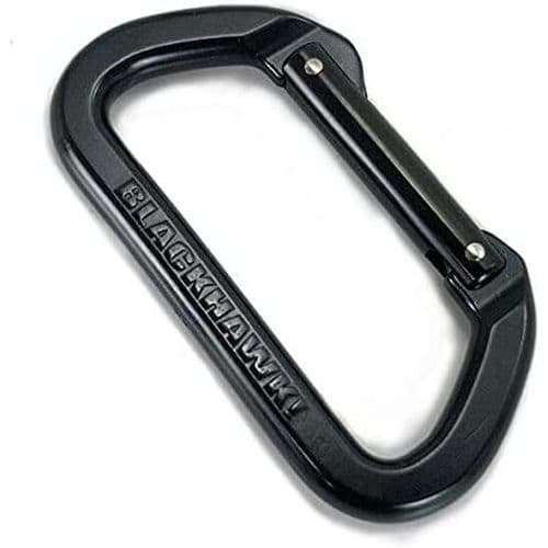 Blackhawk Non-Locking Carabiner BK 7/16 Aluminum Blackhawk Non-Locking Carabiner BK 7/16 Aluminum
