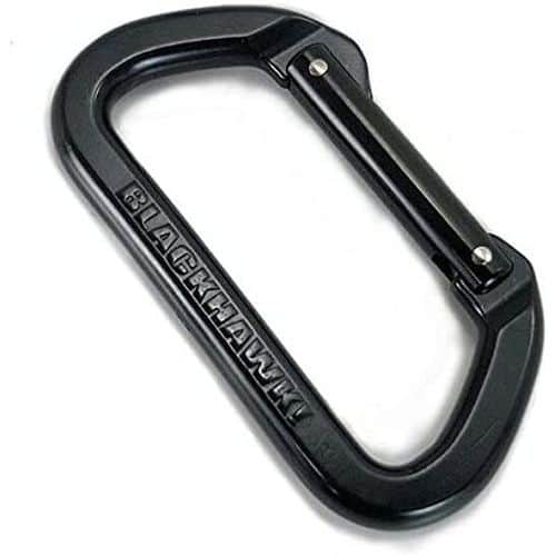Blackhawk Non-Locking Carabiner BK 7/16 Aluminum Blackhawk Non-Locking Carabiner BK 7/16 Aluminum