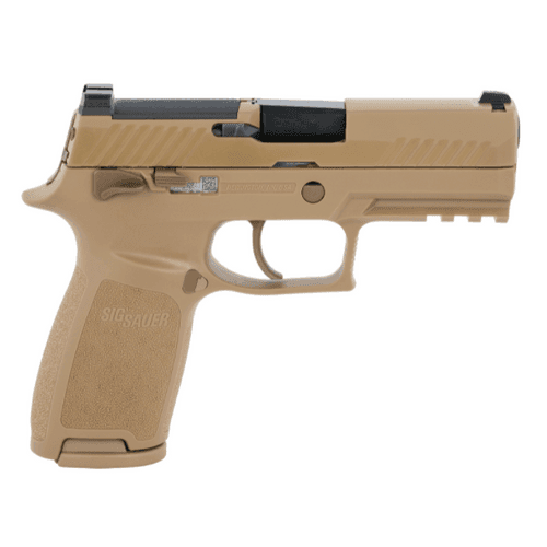 Sig Sauer P320 M18 Commemorative 9mm Pistol Coyote Tan 17 Rounds Sig Sauer P320 M18 Commemorative 9mm Pistol Coyote Tan 17 Rounds