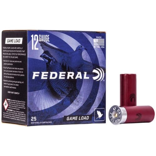 Federal Game-Shok 12 Gauge Ammunition 25 Rounds 2.75" 1oz. #6 Shot 1,290 Feet Per Second Federal Game-Shok 12 Gauge Ammunition 25 Rounds 2.75" 1oz. #6 Shot 1,290 Feet Per Second