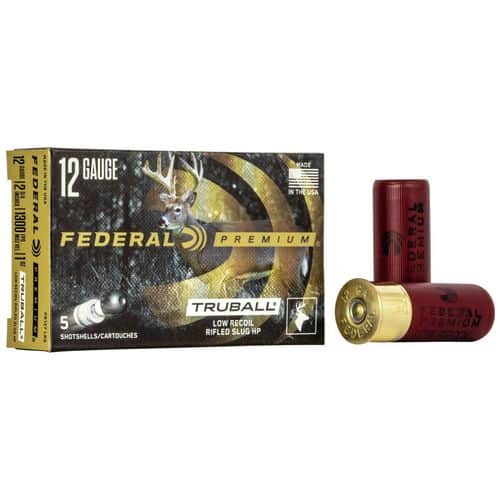 Federal PB127LRS Premium Vital-Shok TruBall 12 Gauge 2.75" 1 oz Rifled Slug Shot 5 Per Box Federal PB127LRS Premium Vital-Shok TruBall 12 Gauge 2.75" 1 oz Rifled Slug Shot 5 Per Box