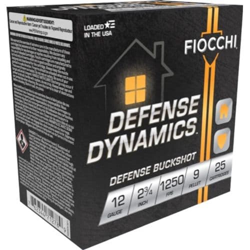 Fiocchi 12EX00BK High Velocity 12 Gauge 2.75" 9 Pellets 00 Buck Shot 25 Bx Fiocchi 12EX00BK High Velocity 12 Gauge 2.75" 9 Pellets 00 Buck Shot 25 Bx
