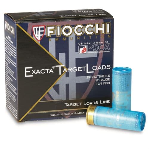 Fiocchi 12WRNO9 Exacta Target White Rino 12 Gauge 2.75" 1 1/8 oz 9 Shot 25 Bx Fiocchi 12WRNO9 Exacta Target White Rino 12 Gauge 2.75" 1 1/8 oz 9 Shot 25 Bx